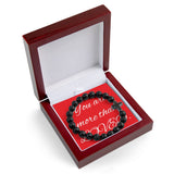 You Are More Than LOVED-Cross Bead Bracelet