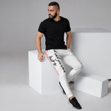 God Said You Were Built To Stand Out Men's White Joggers